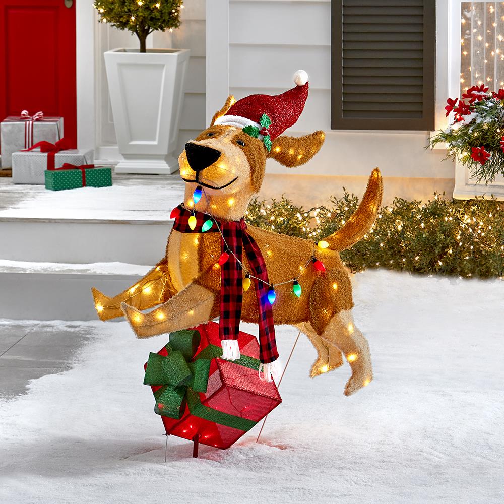 Cachorrinho de Natal Alegre e Saltitante / Decoração