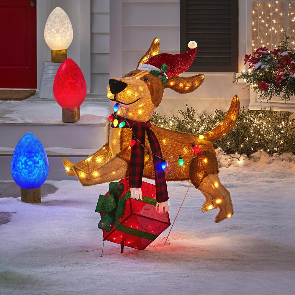 Cachorrinho de Natal Alegre e Saltitante / Decoração