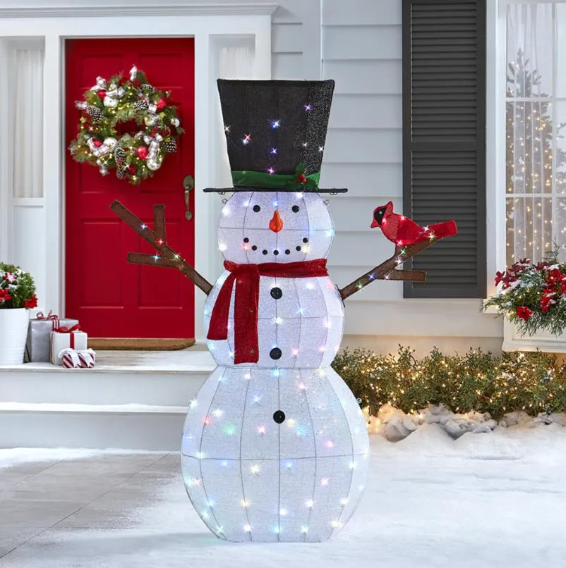 Boneco de Neve Cintilante / Decoração
