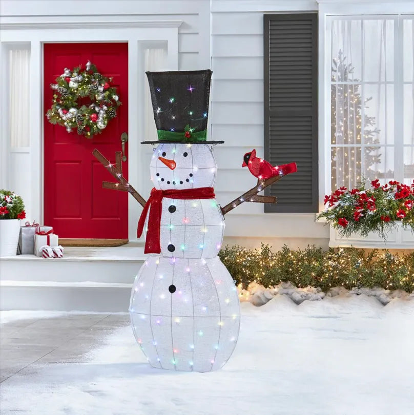 Boneco de Neve Cintilante / Decoração