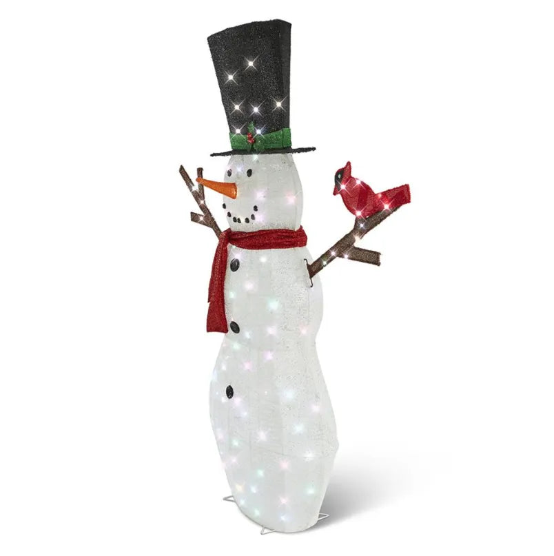 Boneco de Neve Cintilante / Decoração