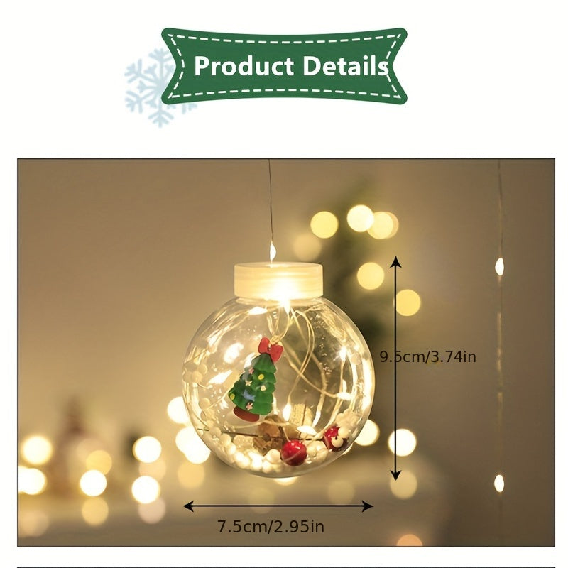 Luzes de cortina de Natal em LED / Decoração