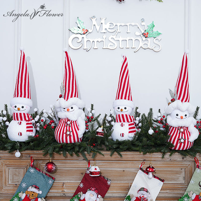 Decoração de Natal - Boneco de Neve para Vitrine | Decoração