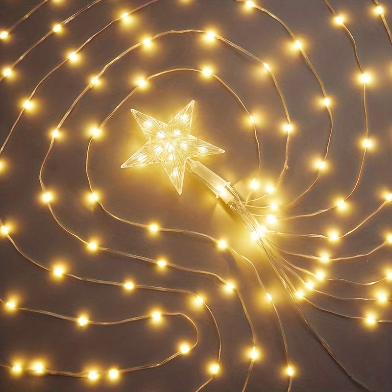 1 Pacote de Luzes de Natal de Estrela de LED / Decoração
