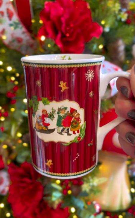 Caneca Natalina Vintage