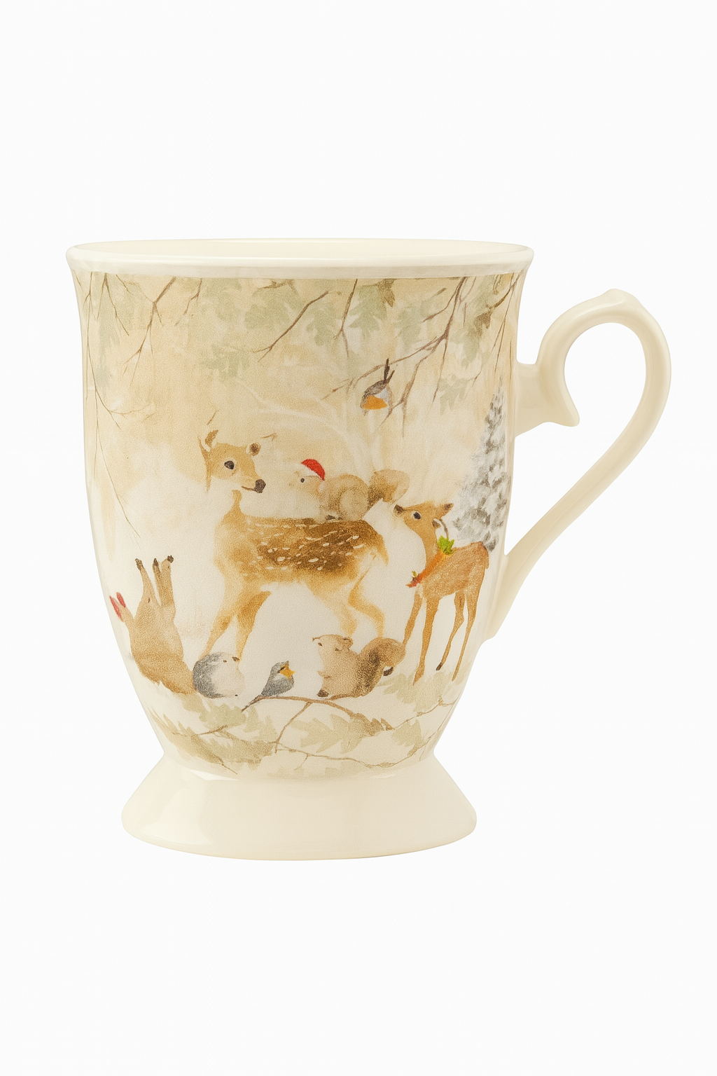 Caneca de Porcelana Floresta de Inverno