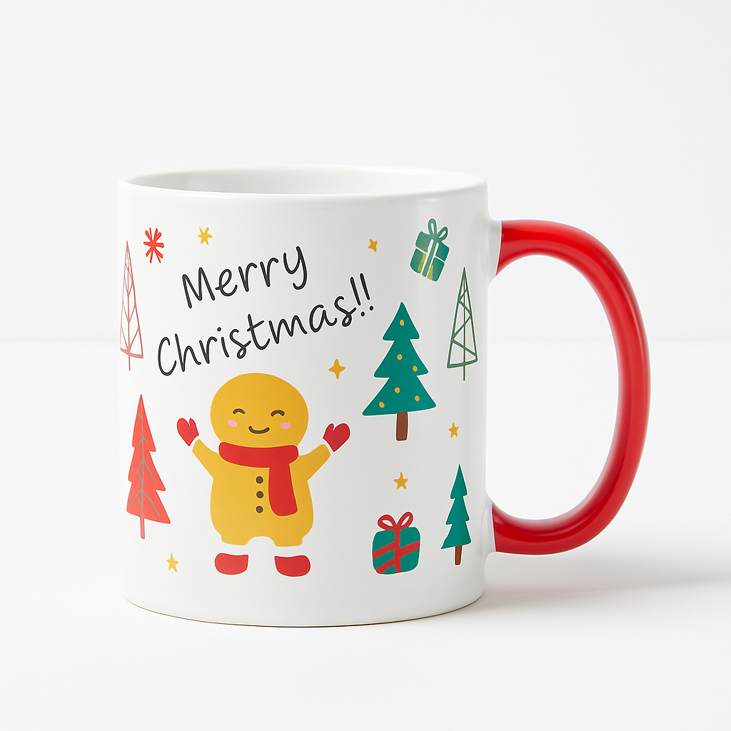 Caneca Merry Christmas com Alça