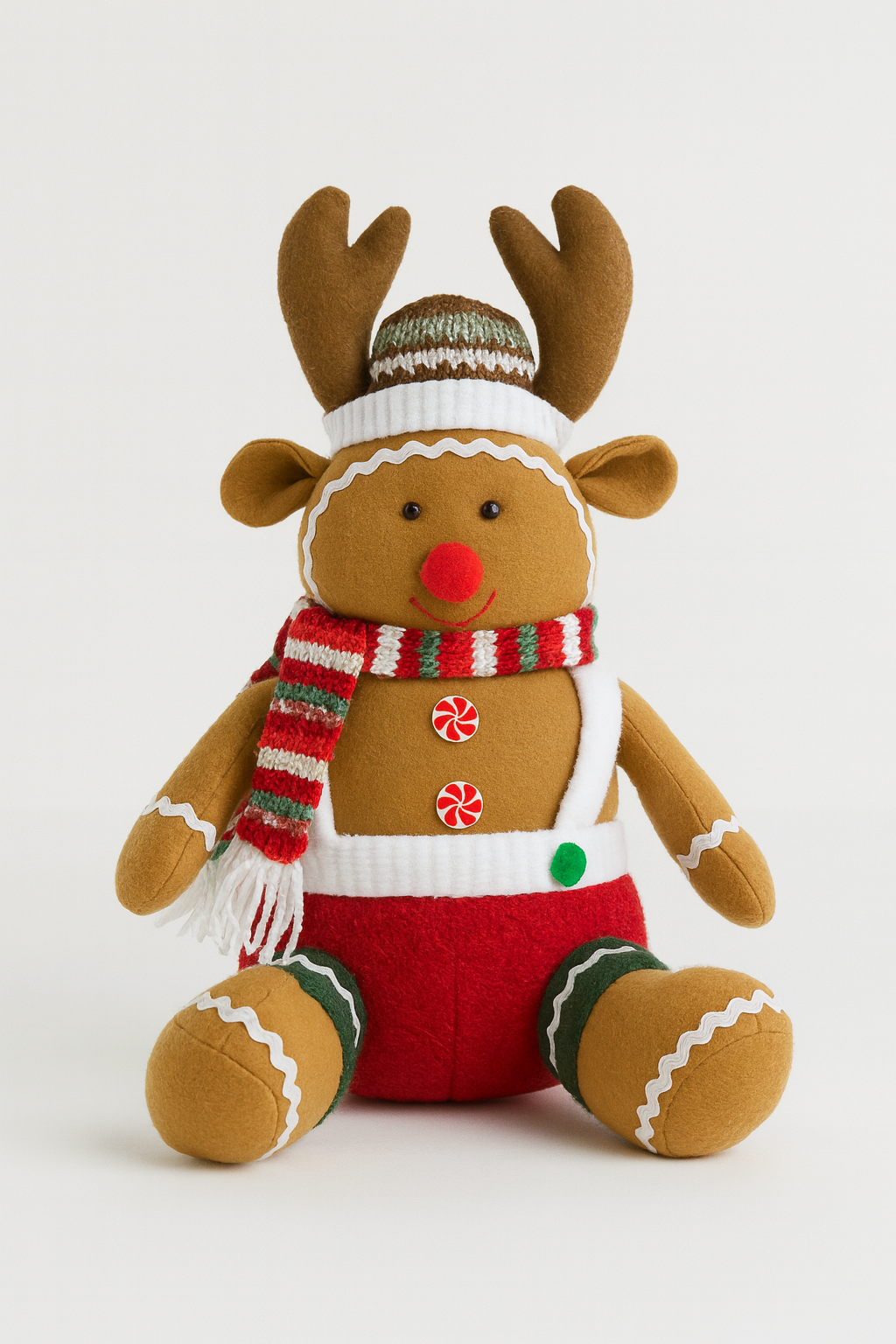 Boneco Rena de Biscoito de Gengibre – Decoração Natalina Charmosa / Enfeites