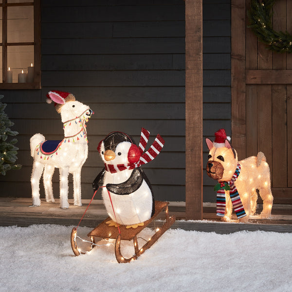 Figura de Natal Pinguim / Decoração