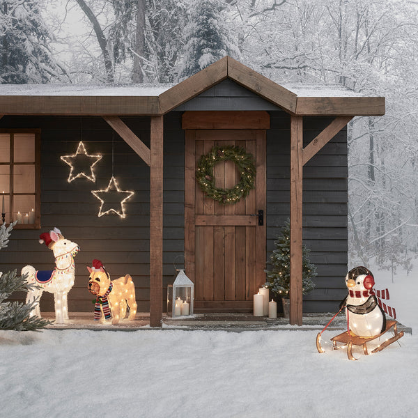 Figura de Natal Pinguim / Decoração