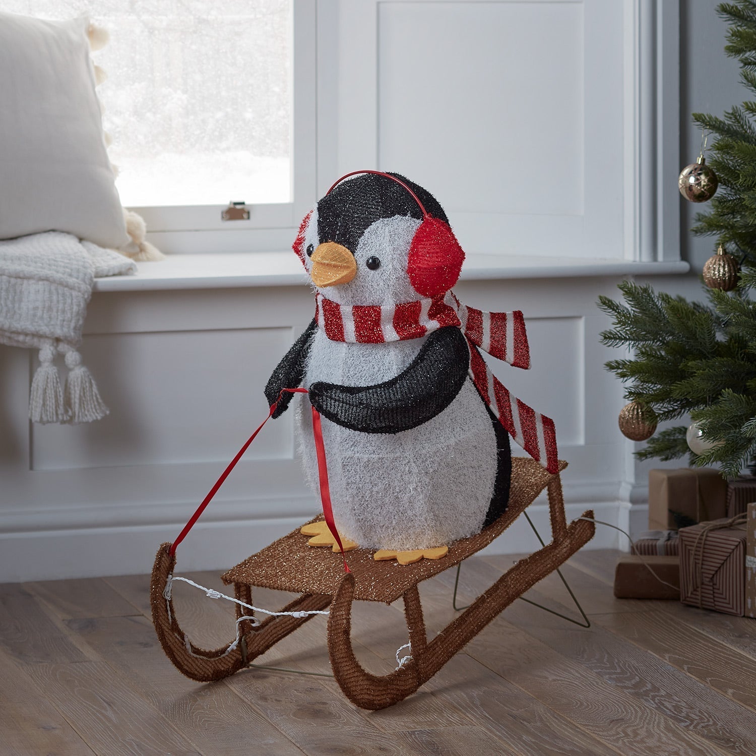 Figura de Natal Pinguim / Decoração