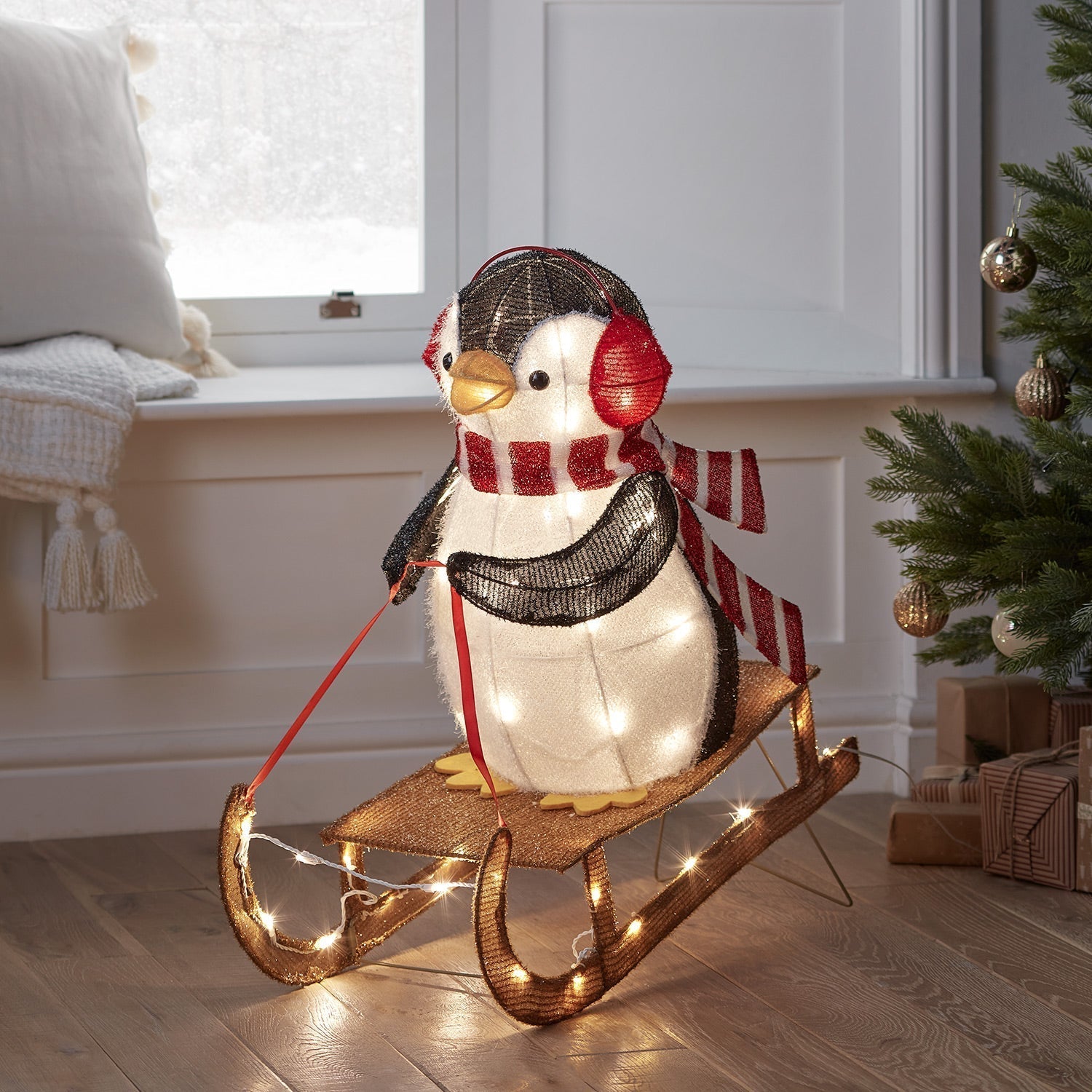 Figura de Natal Pinguim / Decoração