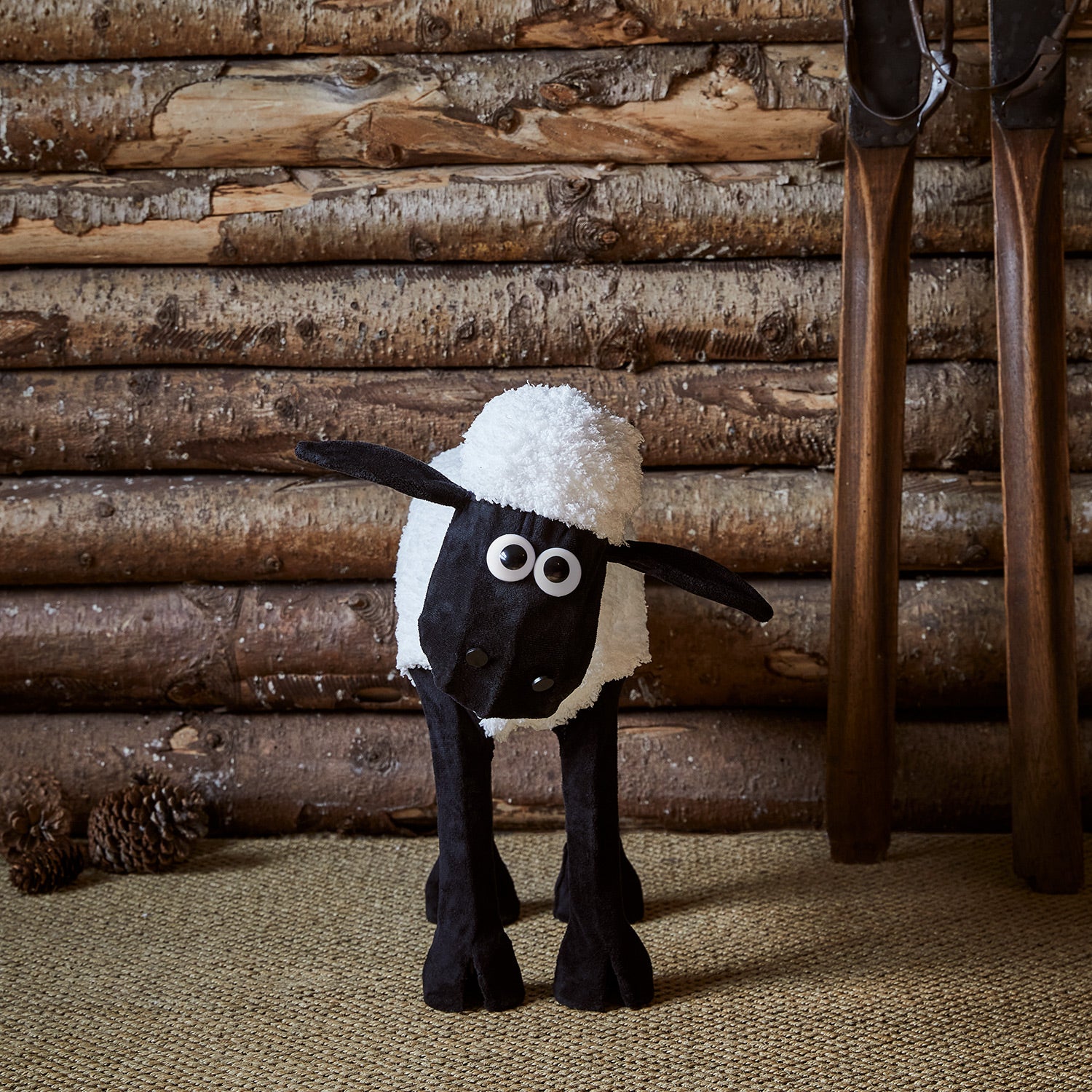 Figura de Natal Ovelha Negra iluminada ( Shaun the Sheep )/ Decoração